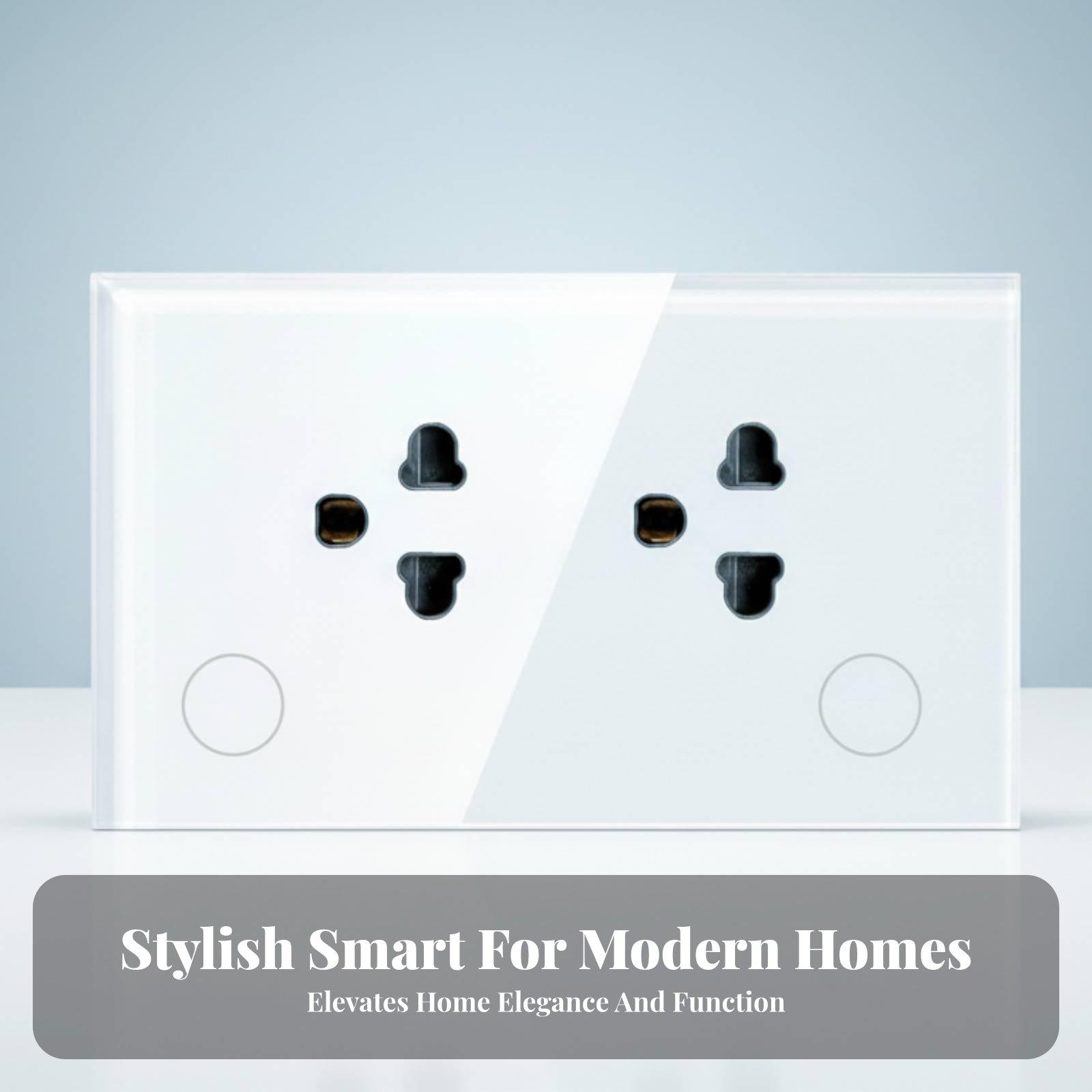 Matter Enabled Wifi Wall Socke - Timer Dual Outlet recension och pris